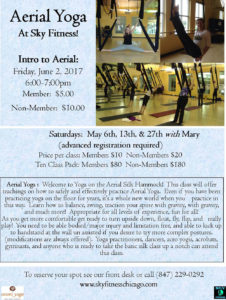 Sky Fitness Chicago - Intro to Aerial Yoga June 2017