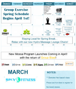 March 2017 Calendar - Sky Fitness Chicago