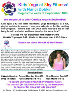 Omkidz Yoga September 2017 - Sky Fitness Chicago