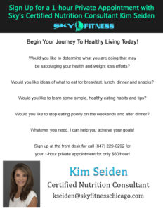 One Hour Appointments - Kim Seiden - Sky Fitness Chicago