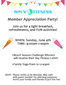 Sky Fitness Chicago - Member Appreciation Party June 4 2017