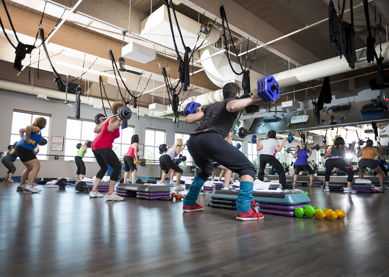 Group Exercise Studio 1 - Sky Fitness Center in Buffalo Grove