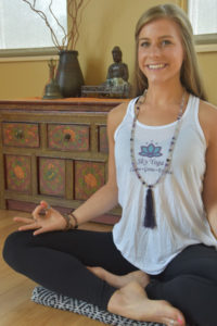 Sky Yoga Teacher Training Overview - Stacey Meditating