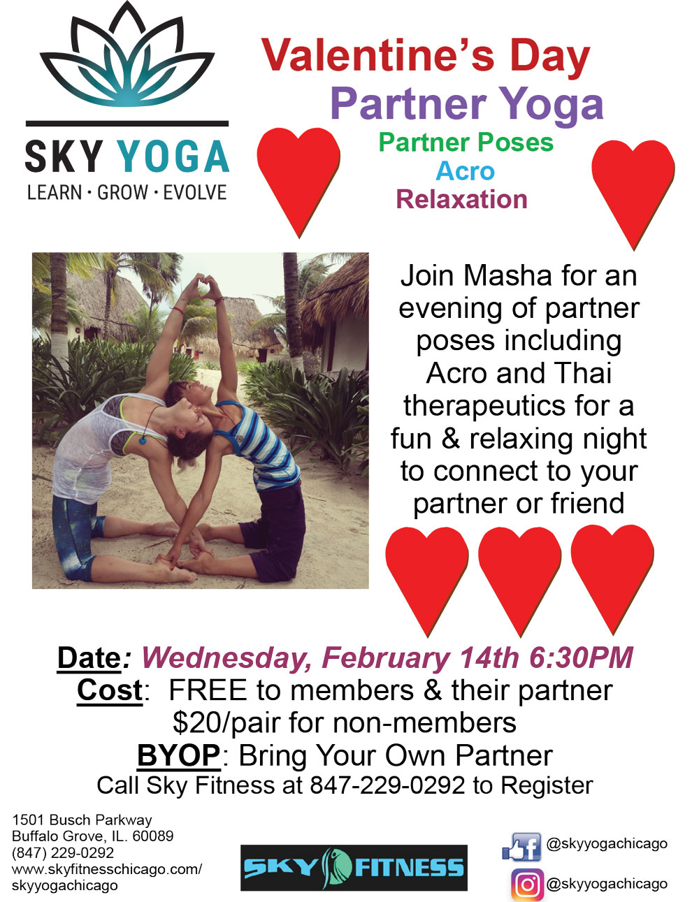 Masha-Valentines-Day-Partner-Yoga - Sky Fitness Chicago