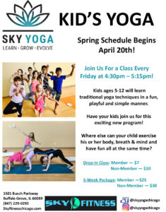 Kids Yoga with Nanci April 2018 - Sky Fitness Chicago