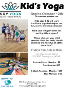 Kids-Yoga-Fall-Oct 2018 - Sky Fitness Chicago