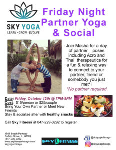 Masha Partner Yoga - October 2018 - Sky Fitness Chicago