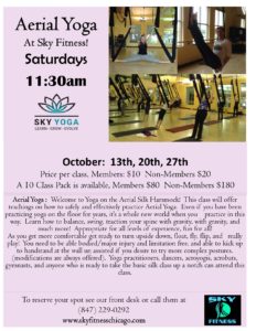 Sky Yoga Chicago - Aerial Saturdays October 2018