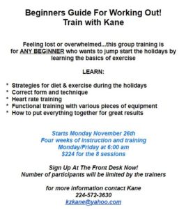 Beginners Workout Guide with Kane - Sky Fitness Chicago